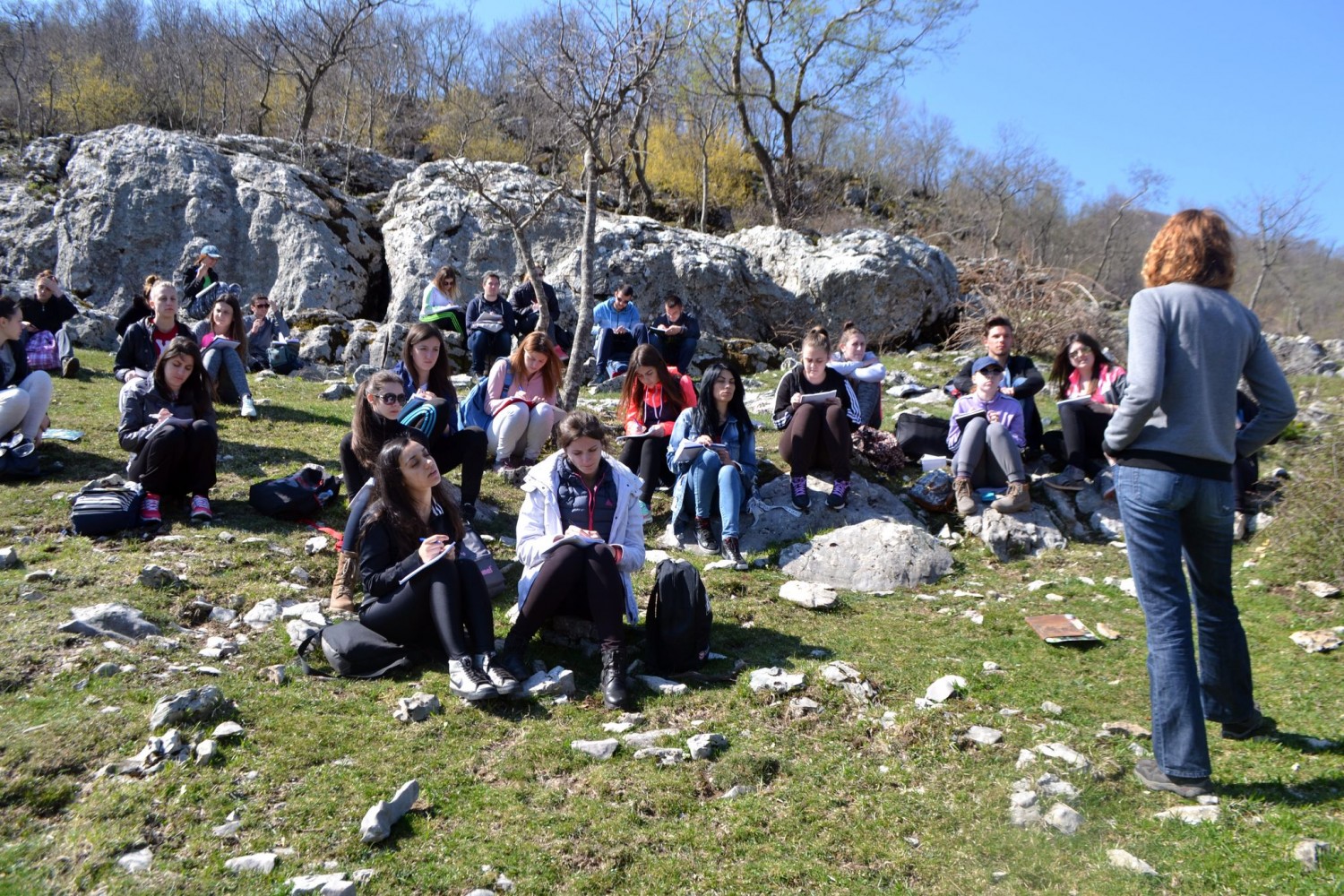 Studenti Biologije na terenskoj nastavi